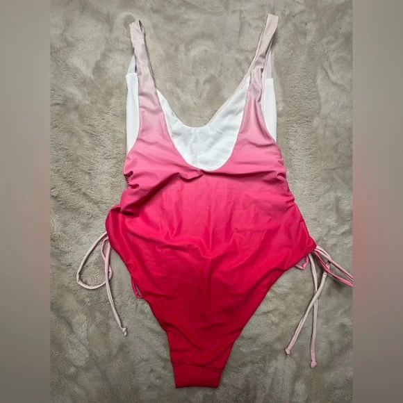 2 for $15// Pink Ombre Woman’s One Piece - Picture 3 of 7